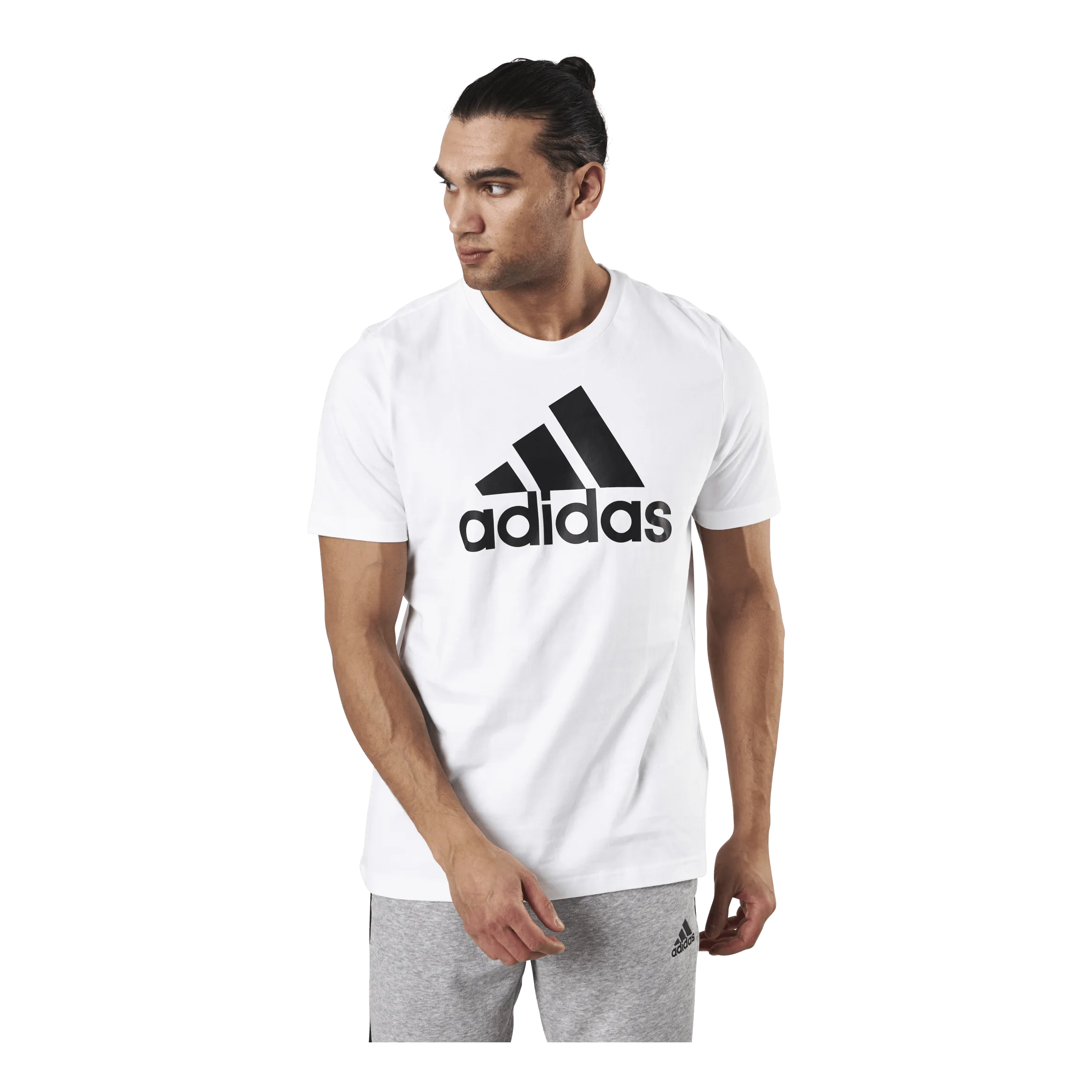 ADIDAS ESSENTIALS TSHIRT WHITE / BLACK