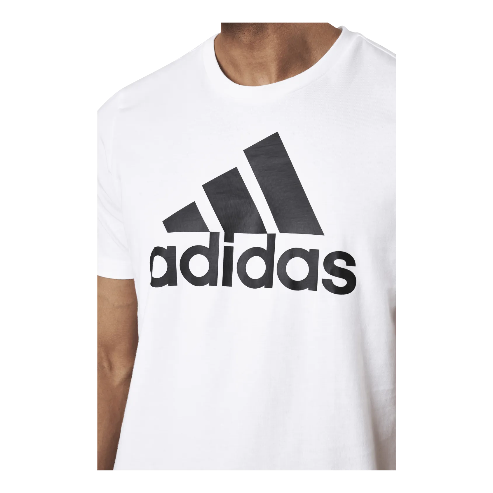 ADIDAS ESSENTIALS TSHIRT WHITE / BLACK