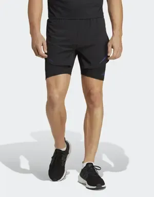 ADIDAS PANTALóN CORTO HEAT.RDY HIIT 2IN1 TRAINING