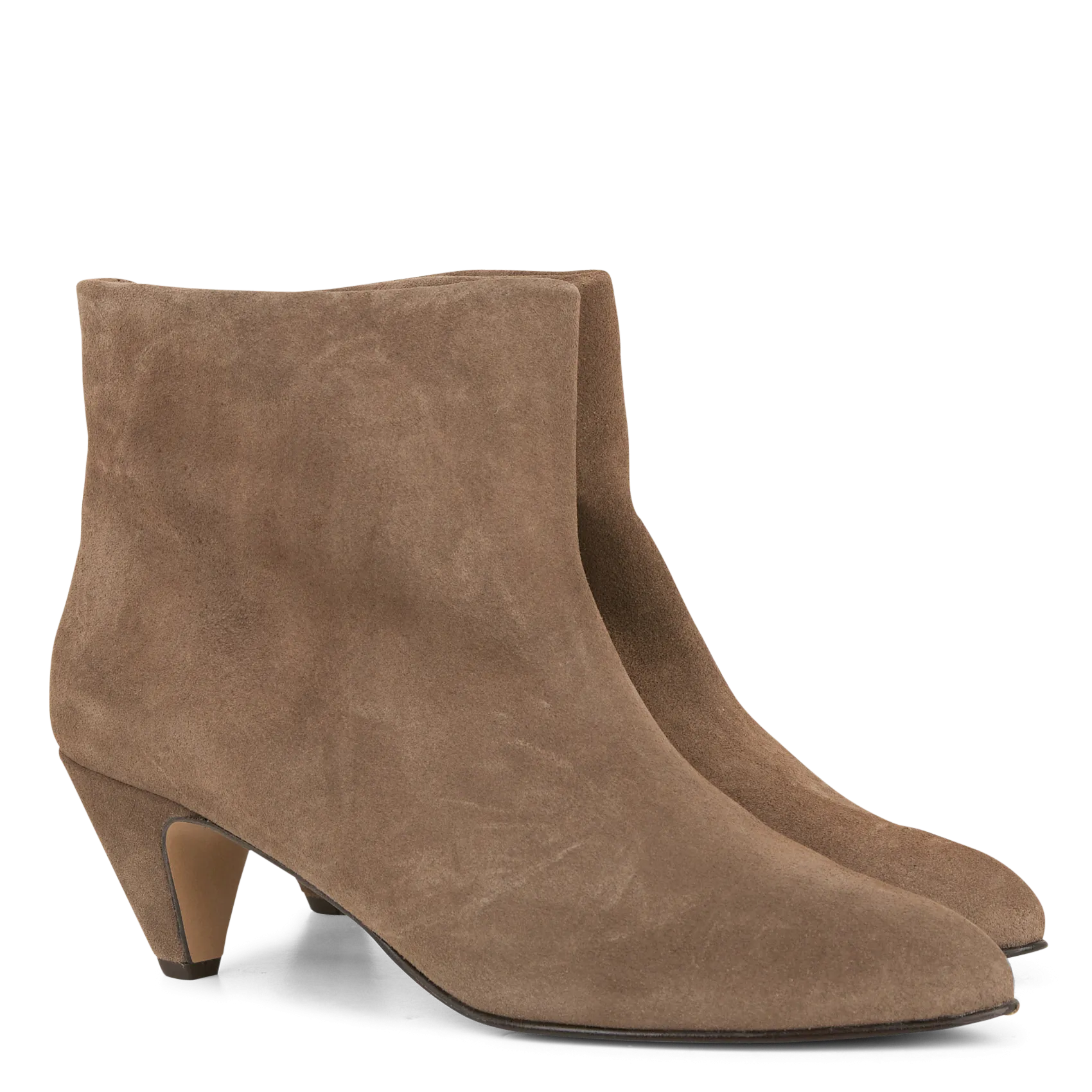ANONYMOUS COPENHAGEN HILLY 50  BOTINES DE PIEL CON TACONES DE AGUJA EN BEIGE