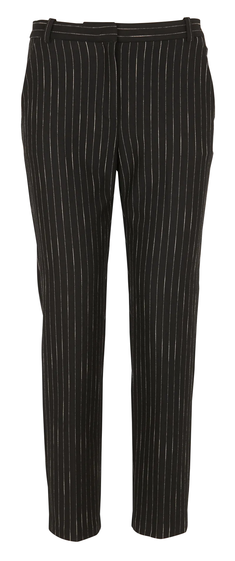 BELLO  PANTALóN PITILLO RECTO DE RAYAS EN NEGRO