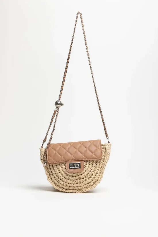 BOLSO BANDOLERA GARILE  BEIGE/KAKI