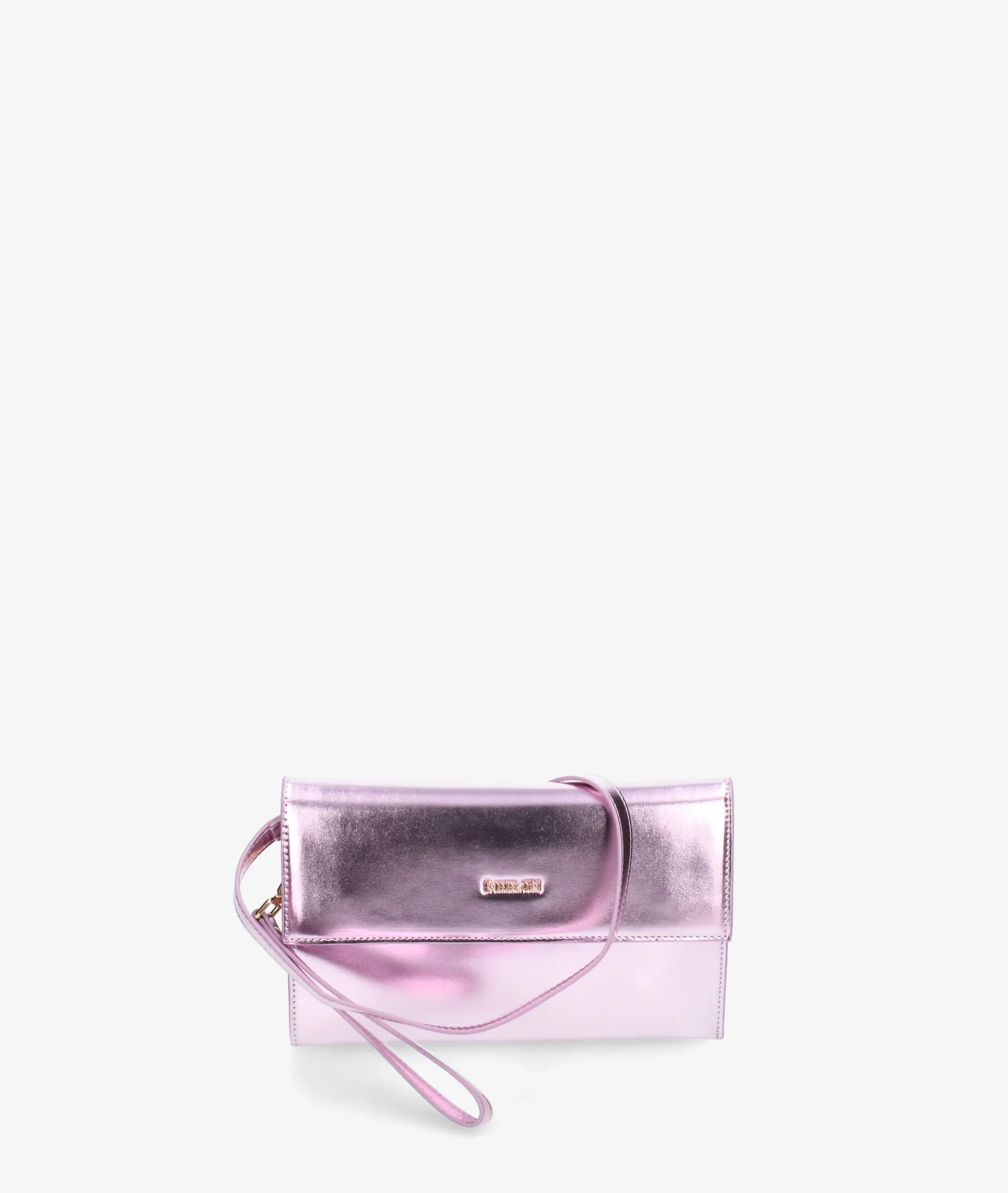 Bolso de fiesta pabloochoa.shoes  19510 en nude metalizado