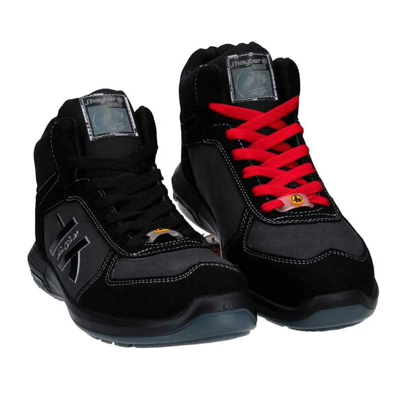 BOTA DE SEGURIDAD HYBRID NEGRA S3 SRC  J'HAYBER WORKS