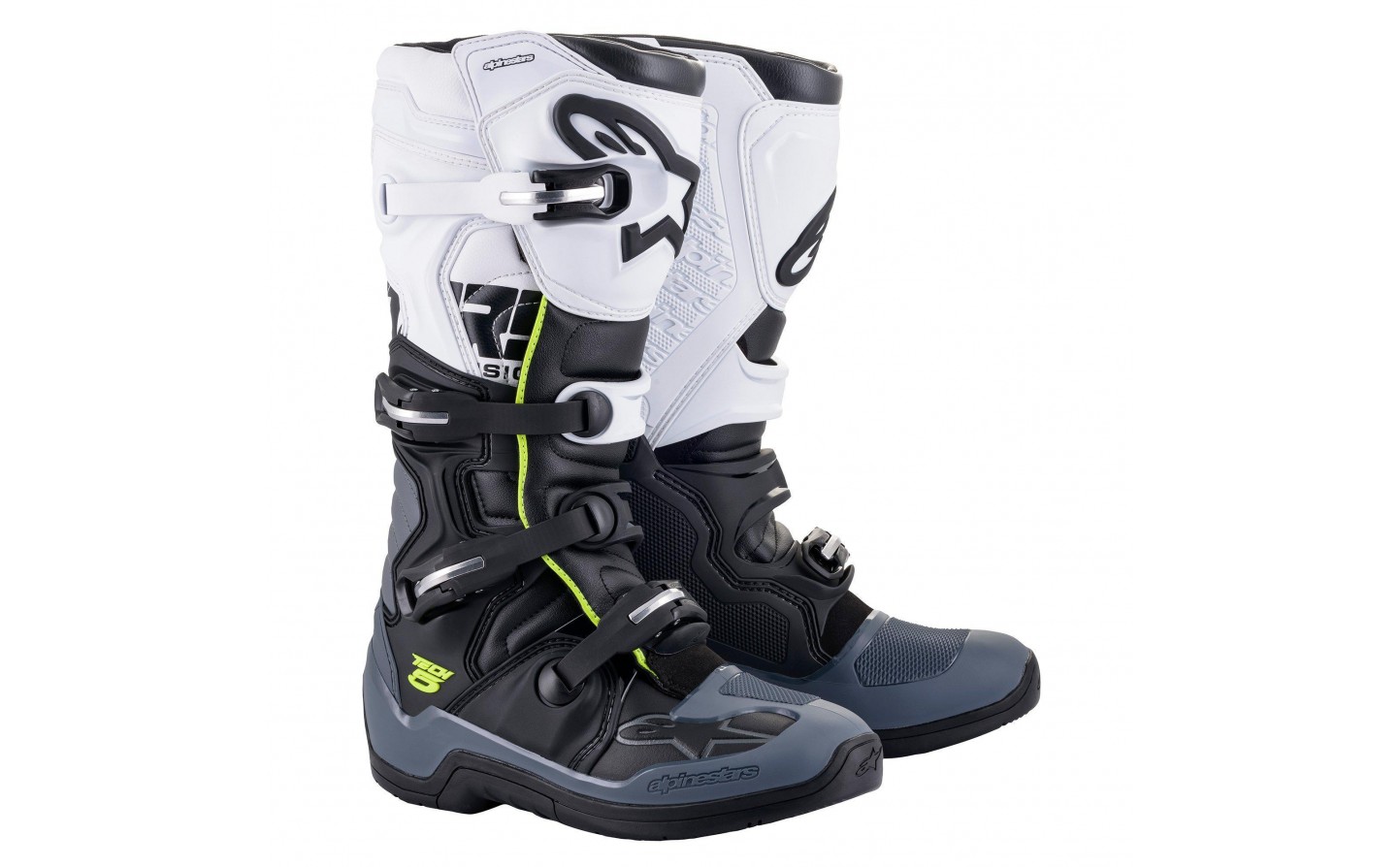 BOTAS ALPINESTARS TECH 5 NEGRO GRIS BLANCO |2015015102|