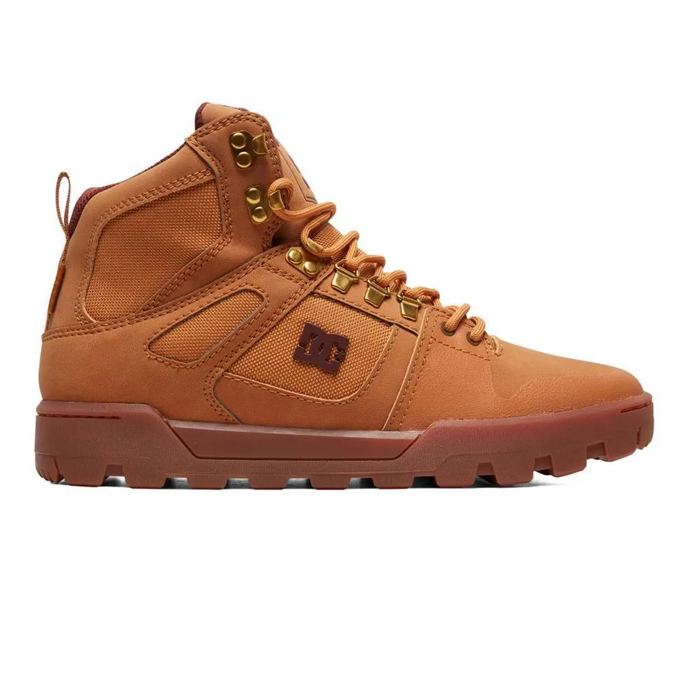 BOTAS ALTAS IMPERMEABLES DC SHOES PARA HOMBRE PURE HIGHTOP WR BOOT (TAN) REF. ADYB100006 CAMEL