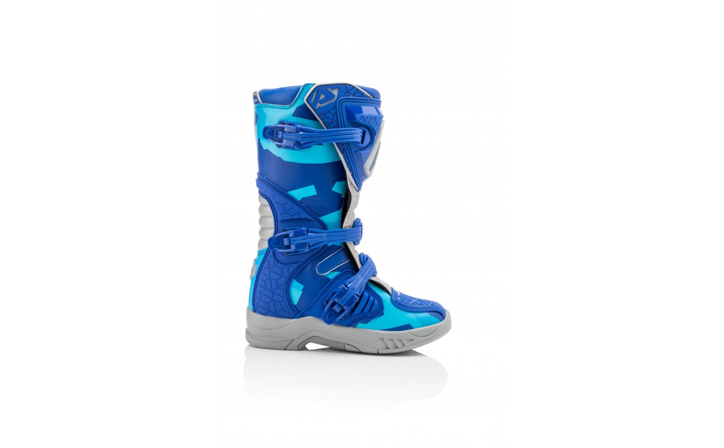 BOTAS INFANTIL ACERBIS XTEAM JR AZUL GRIS |0024249.249|