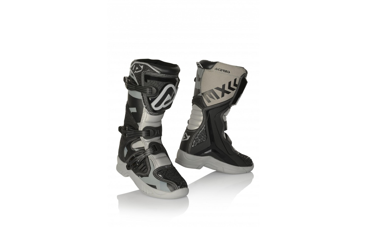 BOTAS INFANTIL ACERBIS XTEAM JR NEGRO GRIS |0024249.319|