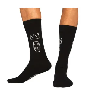 Calcetines Jimmy Lion Basquiat Sugar Ray Robins Black