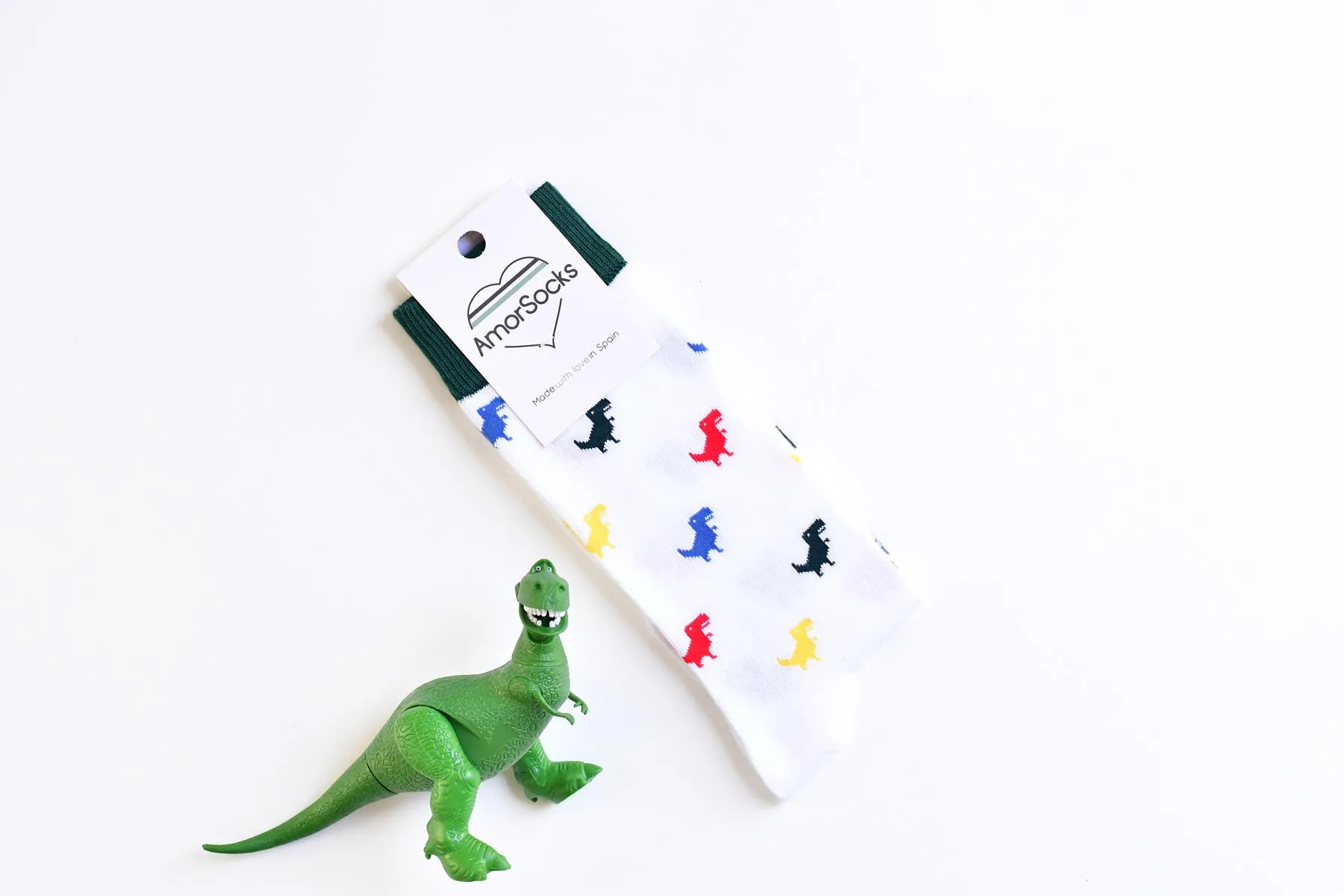 Calcetín AmorSocks Colours Dino