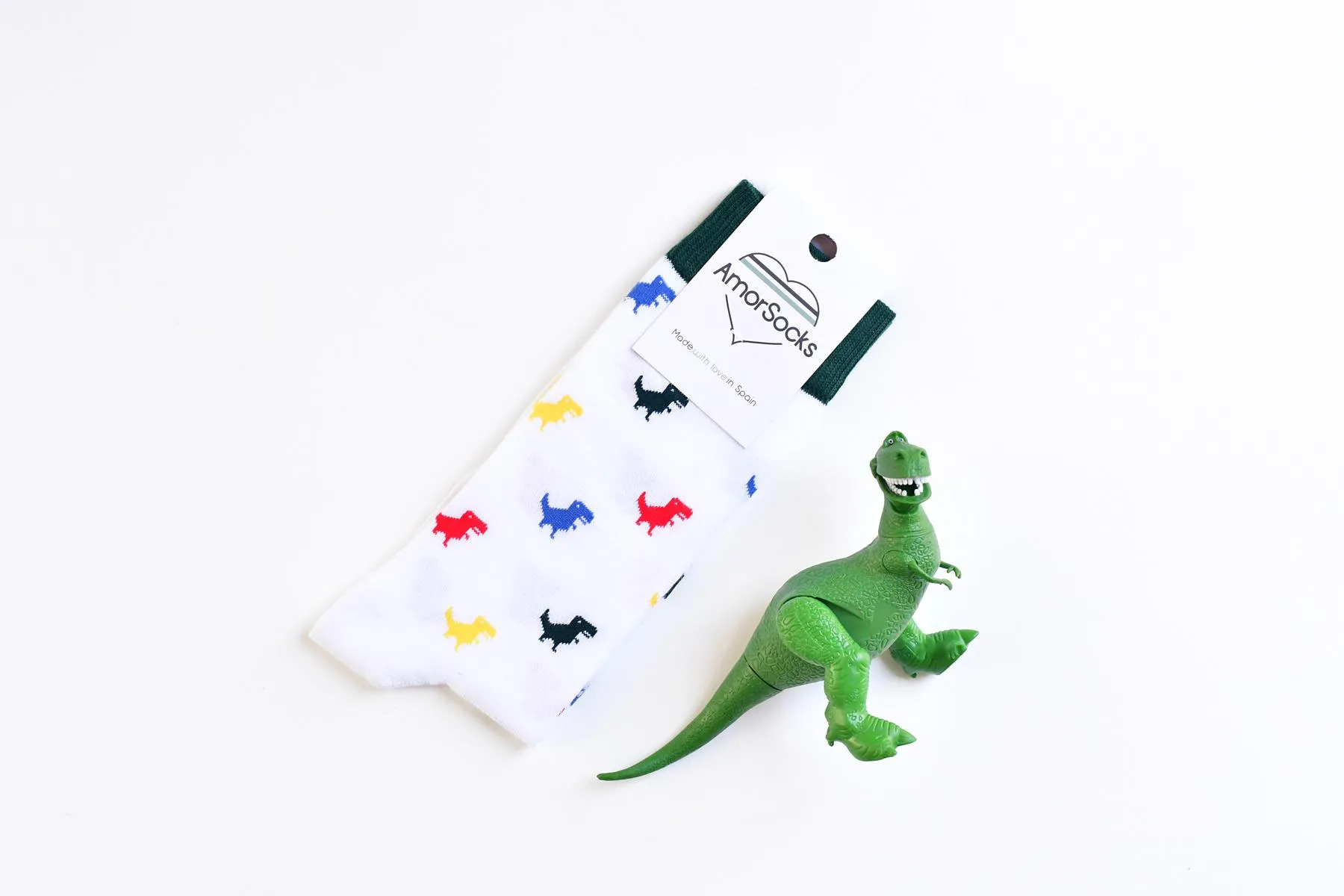 Calcetín AmorSocks Colours Dino