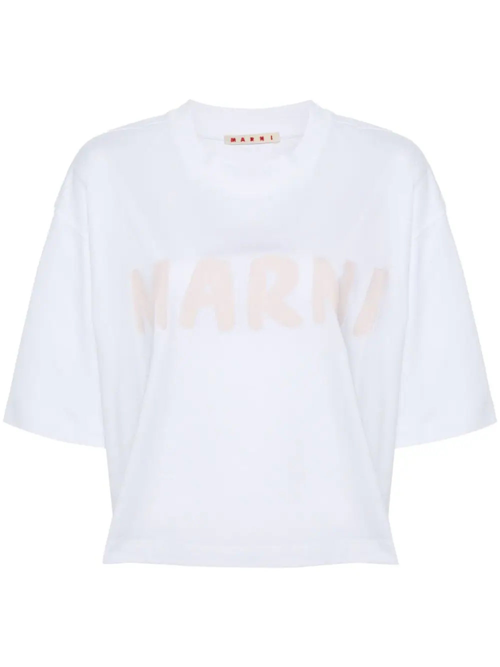 Camiseta con logo rosa
