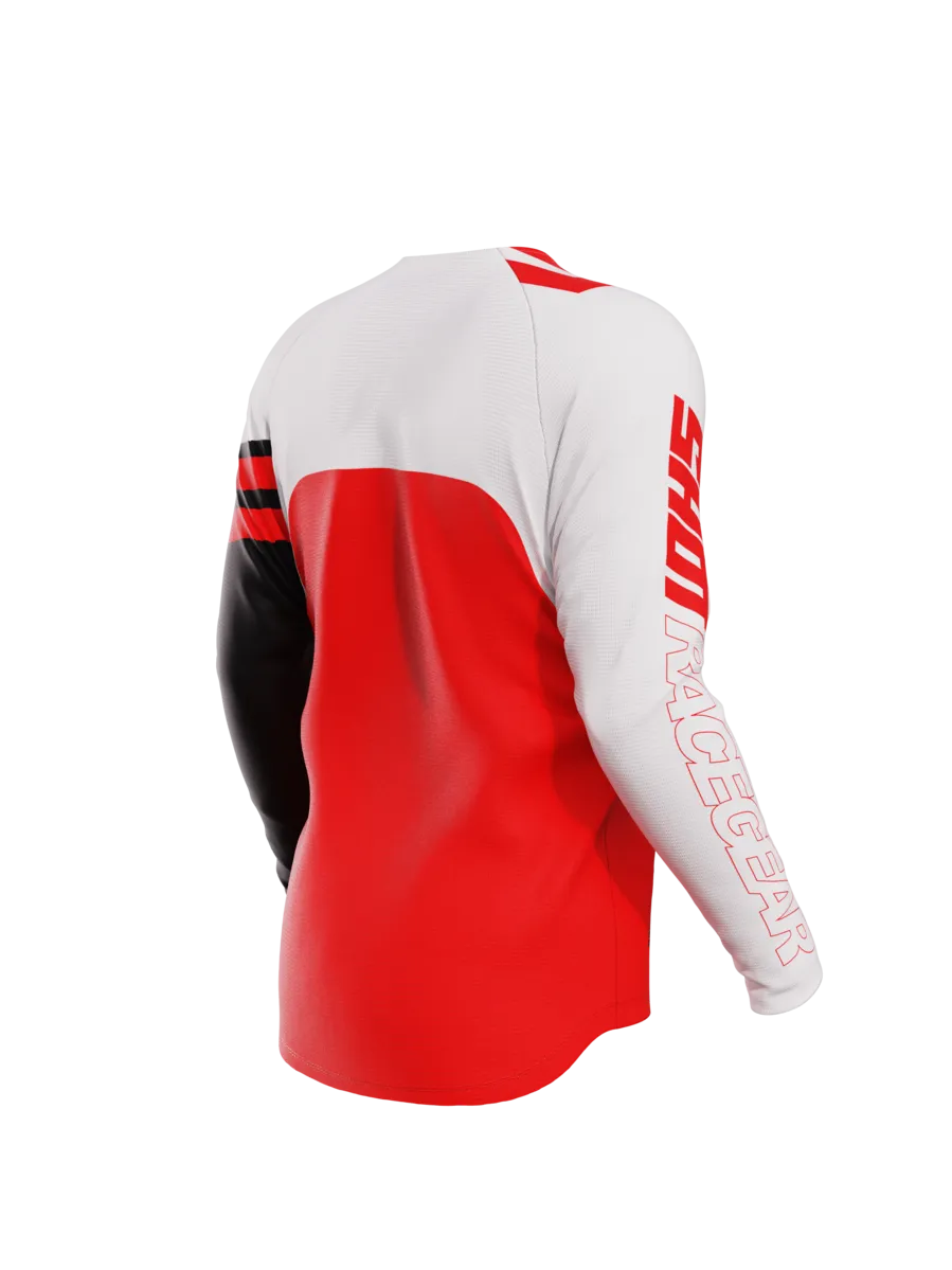 Camiseta de Cross Niño Shot Draw Roja