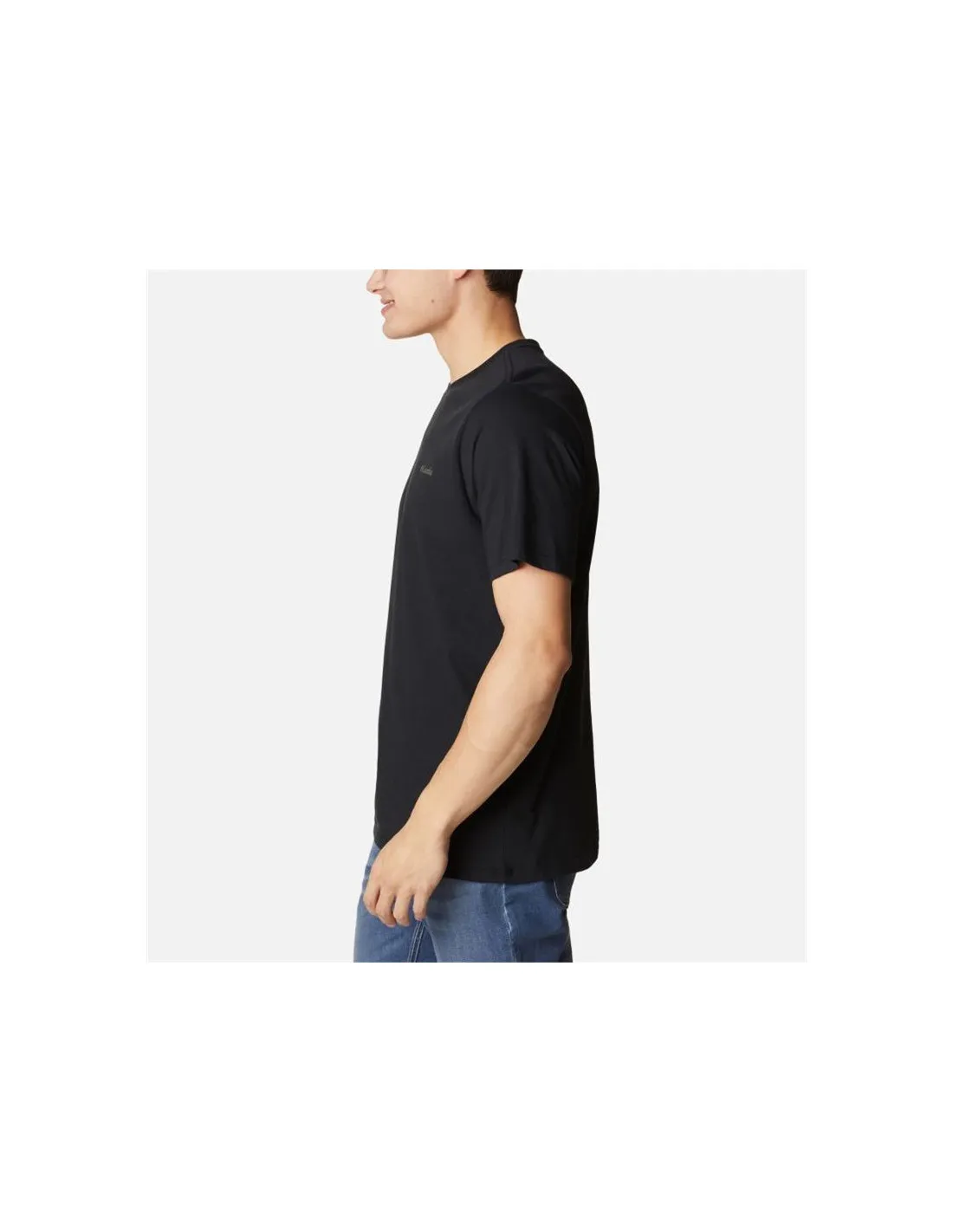 Camiseta de Montaña Columbia Rockaway River™ Back Graphic Negro Hombre
