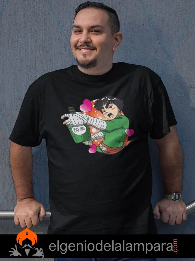 Camiseta Rock Lee borracho Naruto