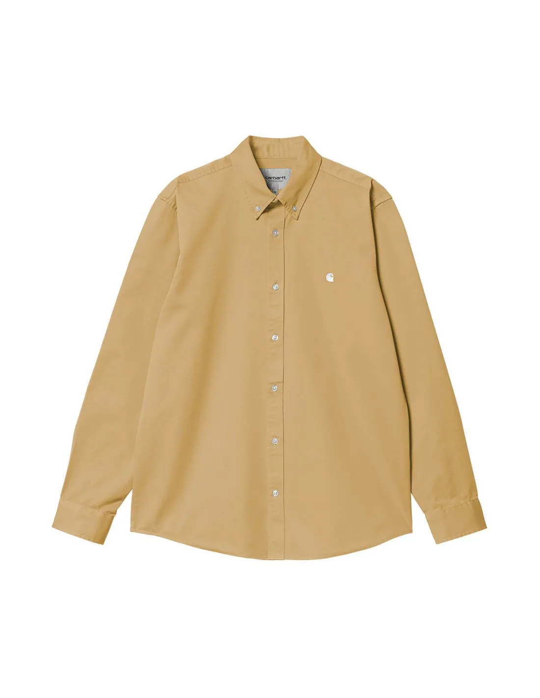 CARHARTT WIP L/S MADISON SHIRT BOURBON/WHITE