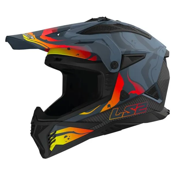 Casco LS2 Fast II Wash Matt Dark Grey MX708 