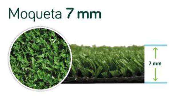 Cesped artificial 7 mm. moqueta (mt2)