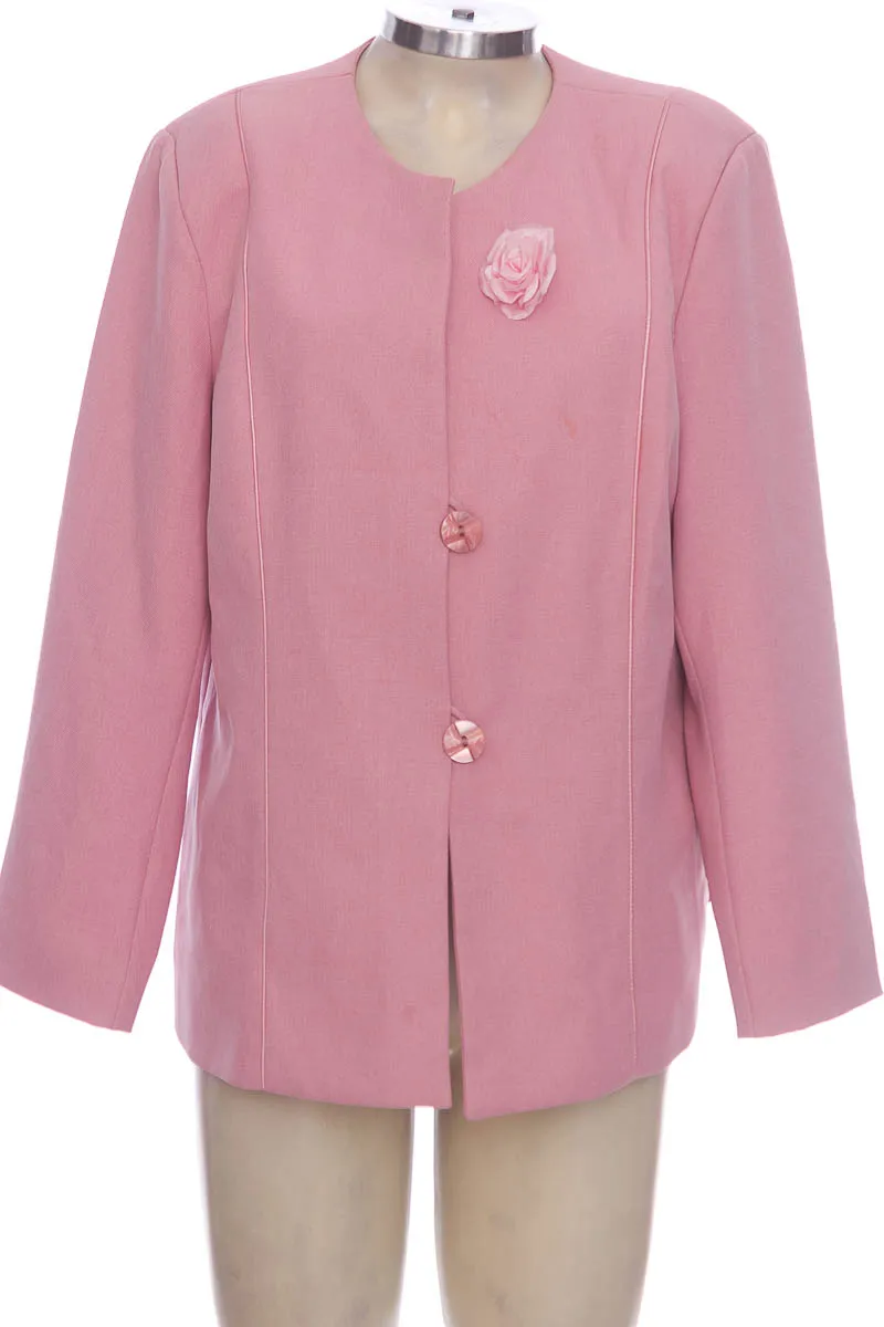 CHAQUETA / ABRIGO COLOR ROSADO  DISEñOS Y ESTILOS JULIANA