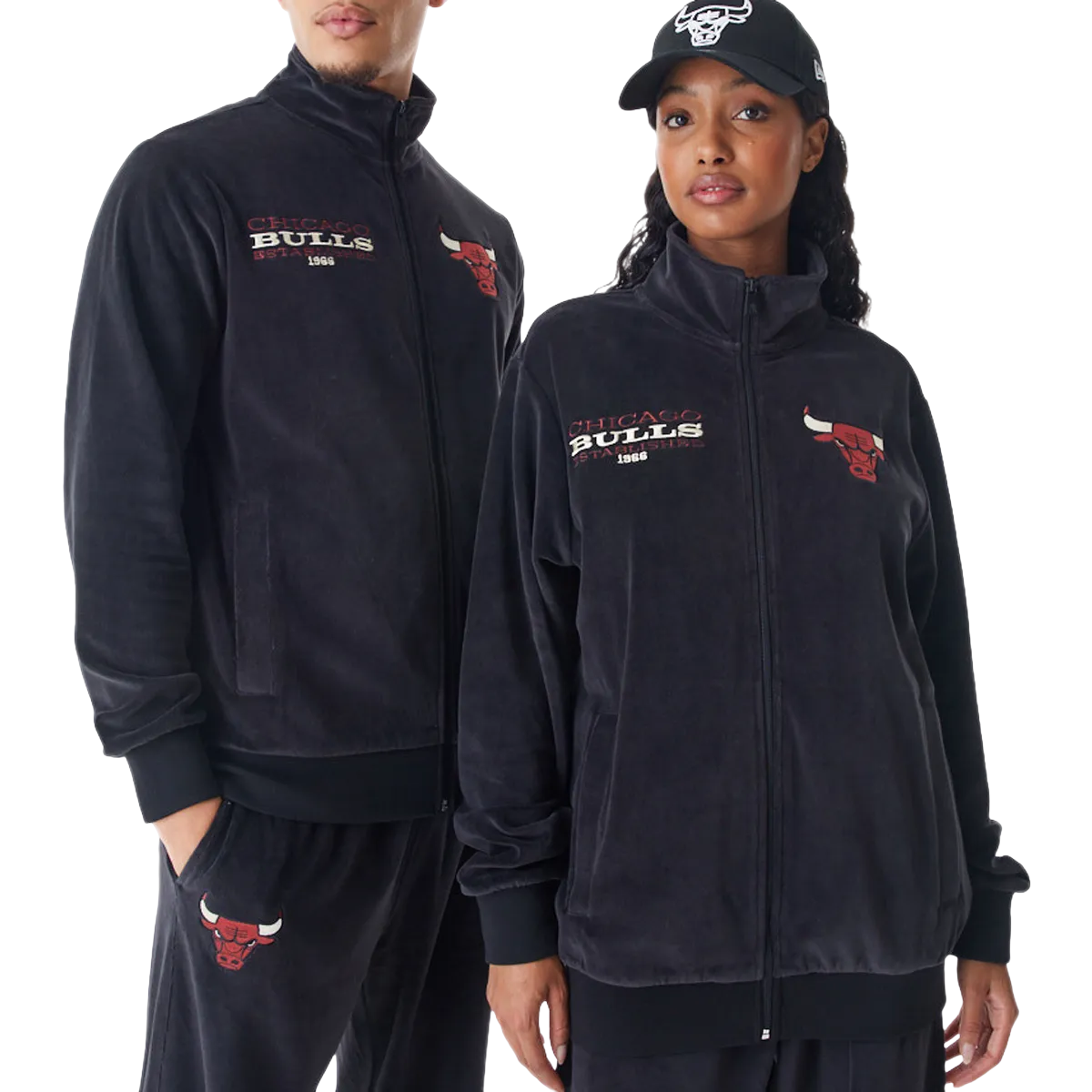 Chaqueta Chndal Nba Velour Chicago Bulls