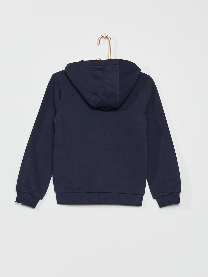 CHAQUETA CON CAPUCHA  AZUL