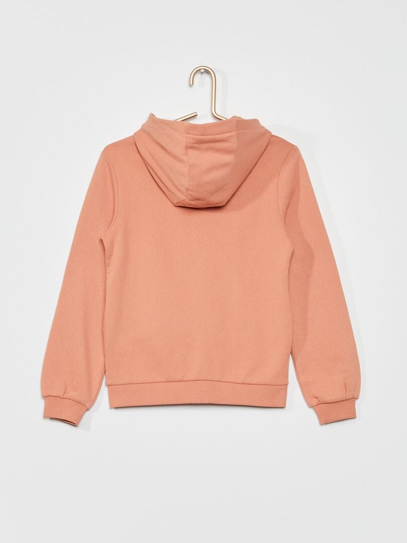 CHAQUETA CON CAPUCHA  ROSA