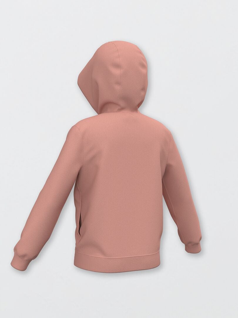 CHAQUETA CON CAPUCHA  ROSA