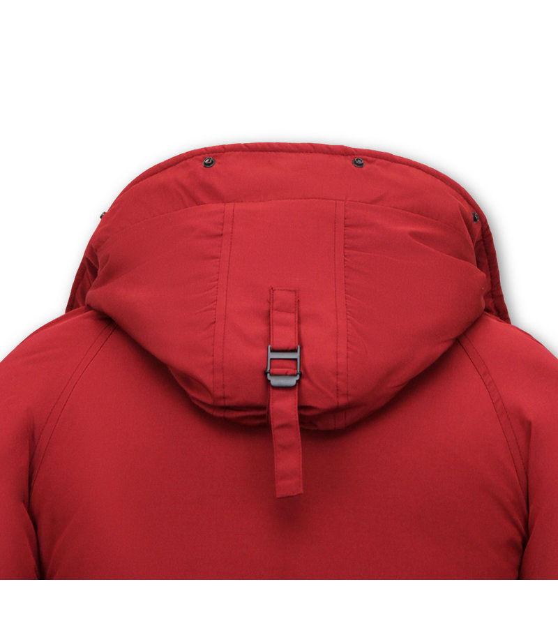 CHAQUETA CORTA DE INVIERNO PARA HOMBRE  8821  ROJO