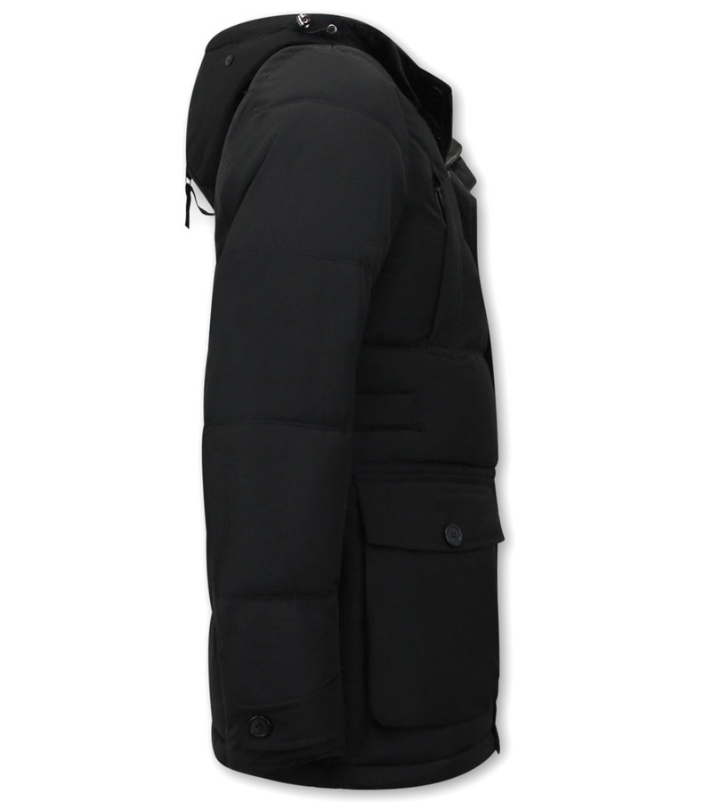 CHAQUETA DE HOMBRE ACOLCHADA  8667  NEGRO