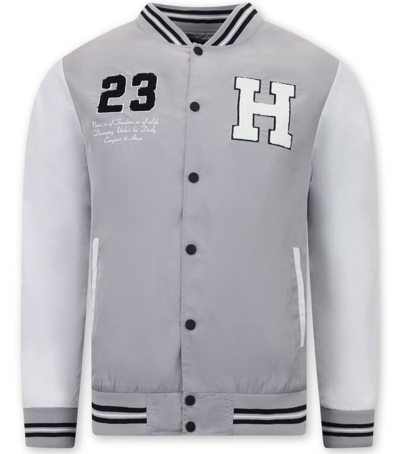 CHAQUETA DE VERANO FINA DE HOMBRE  GRIS