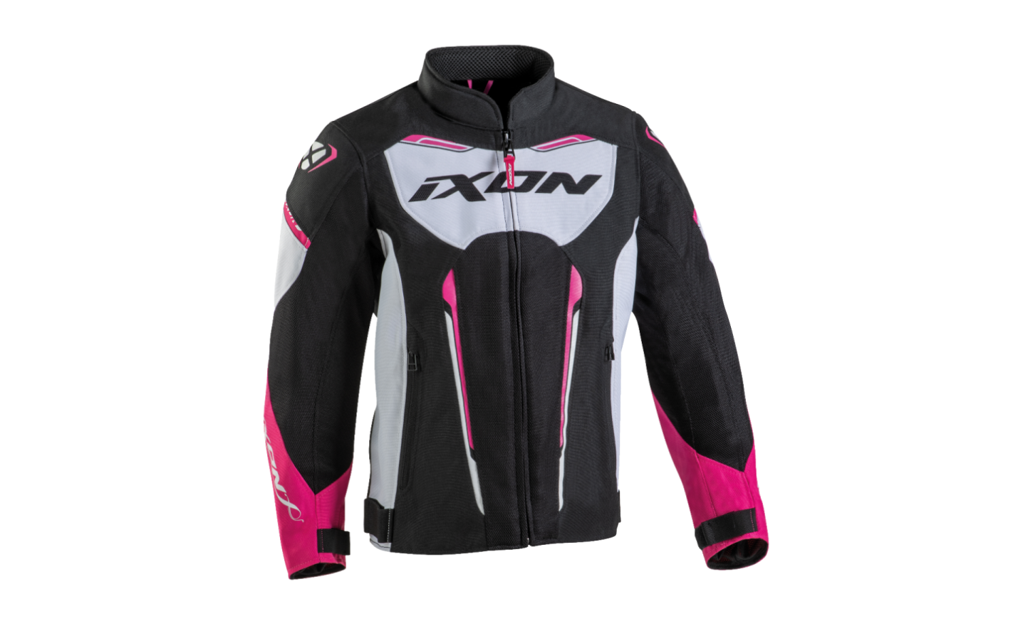 CHAQUETA IXON INFANTIL STRIKER AIR NEGRO BLANCO FUCSIA |1001030121019|