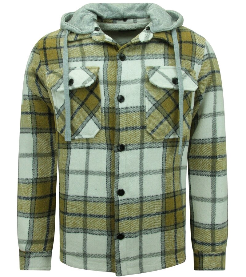 CHAQUETA LUMBERJACK HOMBRE CON CAPUCHA 7091 MARRóN