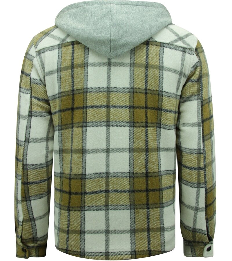 CHAQUETA LUMBERJACK HOMBRE CON CAPUCHA 7091 MARRóN