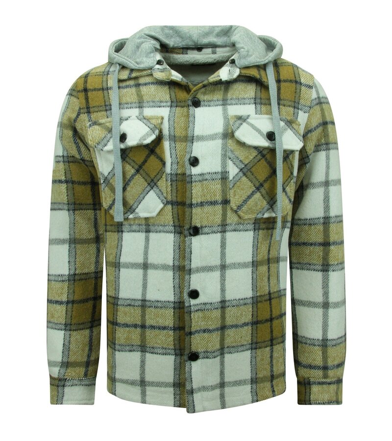 CHAQUETA LUMBERJACK HOMBRE CON CAPUCHA 7091 MARRóN