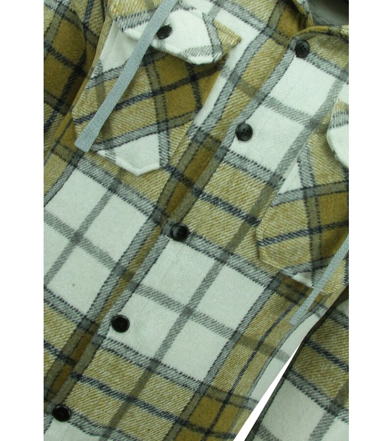 CHAQUETA LUMBERJACK HOMBRE CON CAPUCHA 7091 MARRóN