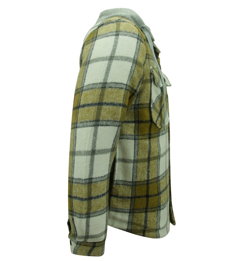 CHAQUETA LUMBERJACK HOMBRE CON CAPUCHA 7091 MARRóN