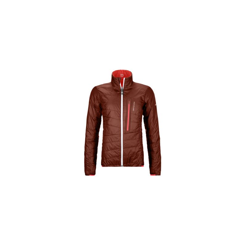 Chaqueta Ortovox Swisswool Piz Bial (Coral) mujer
