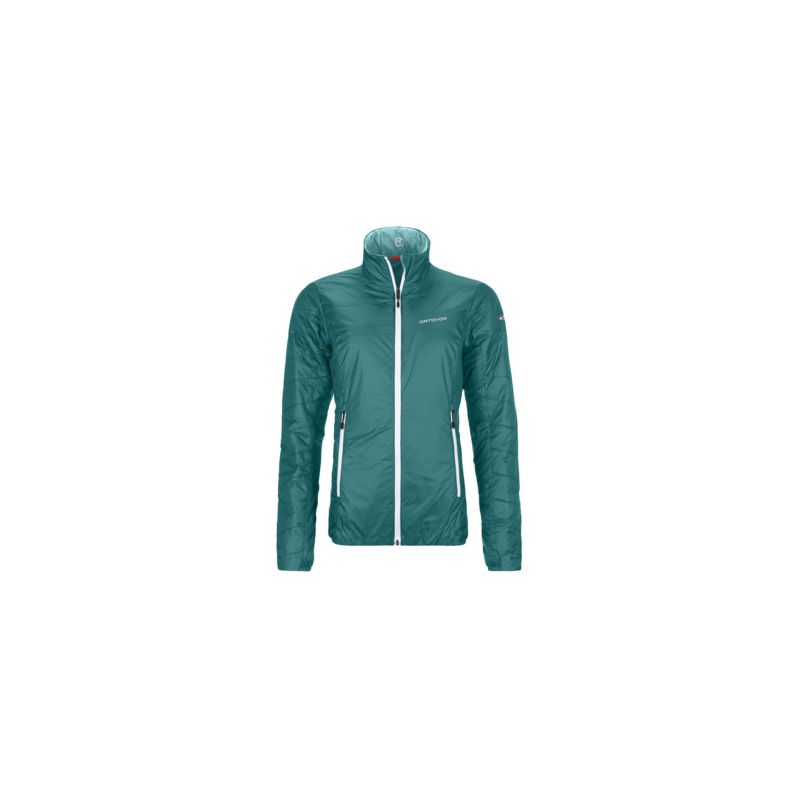 Chaqueta Ortovox Swisswool Piz Bial (verde Pacífico) mujer