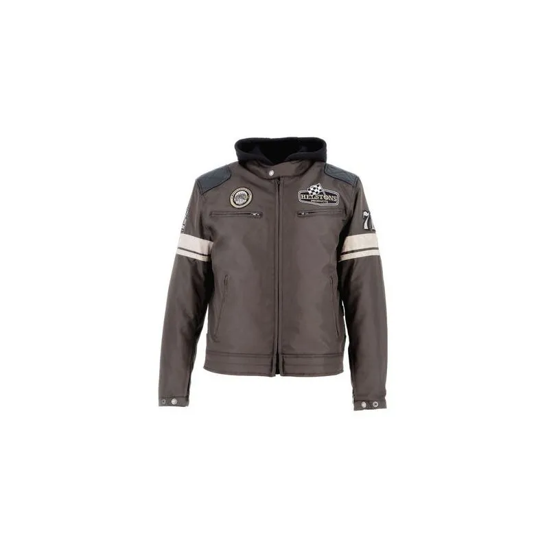 CHAQUETA REVOLTE TISSU TECHNIQUE/CUIR  HELSTONS