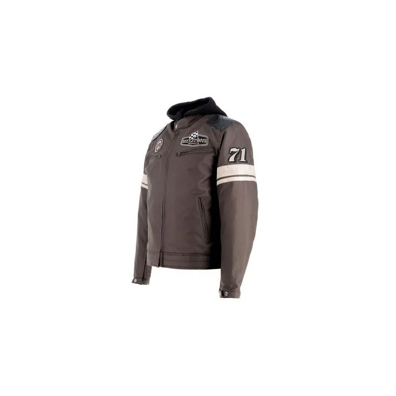 CHAQUETA REVOLTE TISSU TECHNIQUE/CUIR  HELSTONS