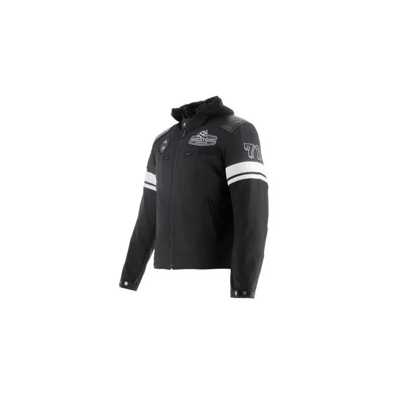 CHAQUETA REVOLTE TISSU TECHNIQUE/CUIR  HELSTONS