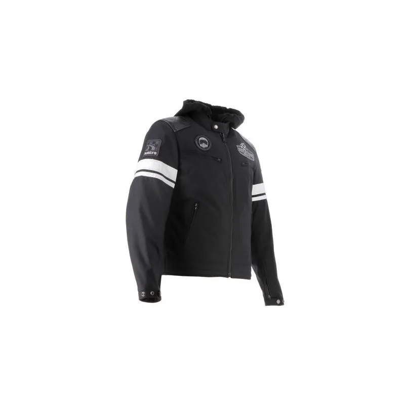 CHAQUETA REVOLTE TISSU TECHNIQUE/CUIR  HELSTONS
