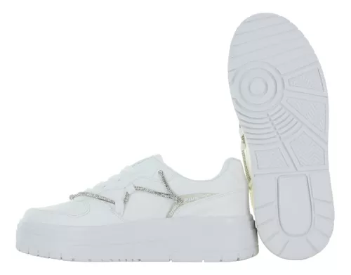 Clasben Tenis Urbano Sneakers Casual Moda Skate Mujer 90045