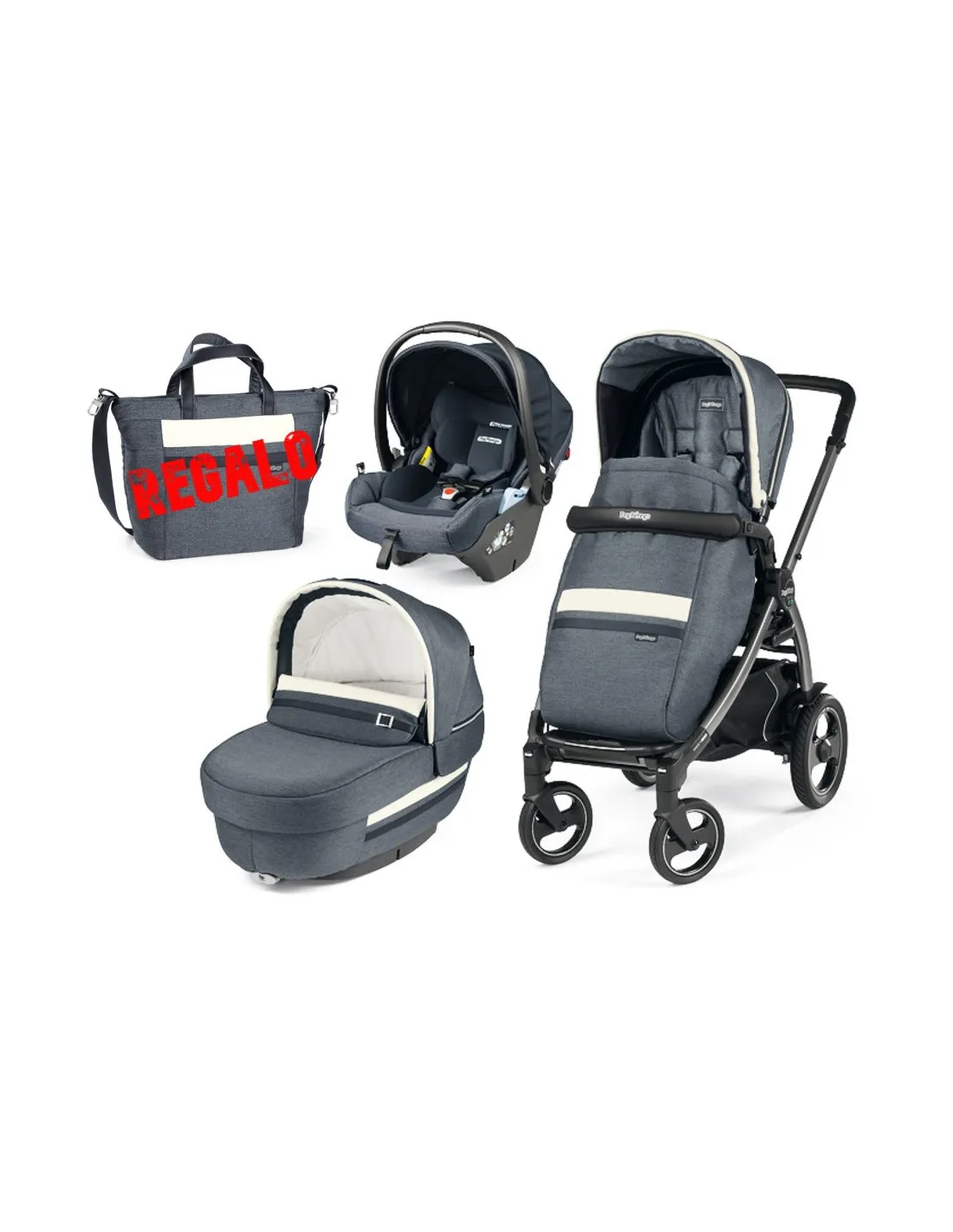 COCHE BEBé TRES PIEZAS PEGPEREGO BOOK 51S LUXE MIRAGE