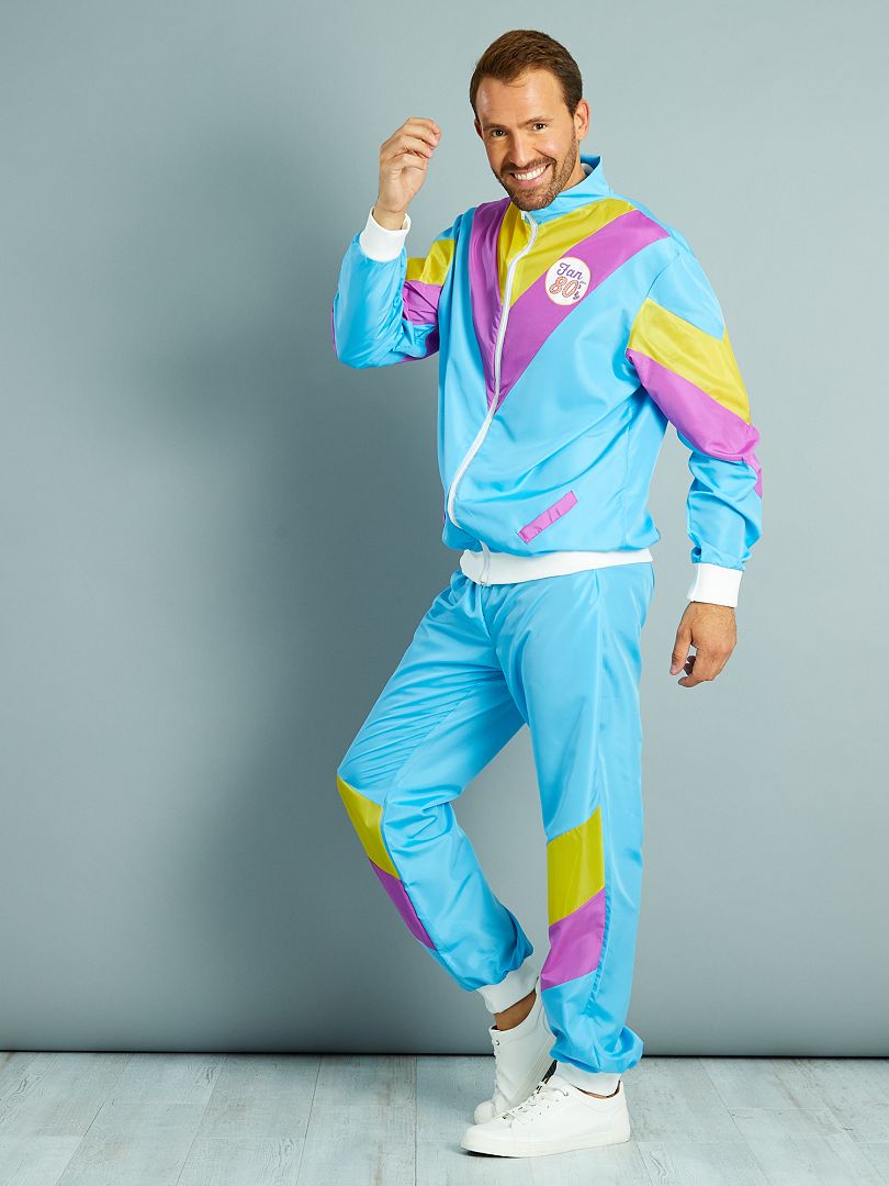 CONJUNTO DE JOGGING AñOS 80  AZUL