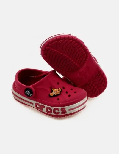 Crocs Zueco rosa goma