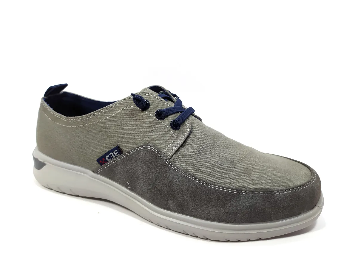 Crube Zapatilla casual lona PE 2321 Gris