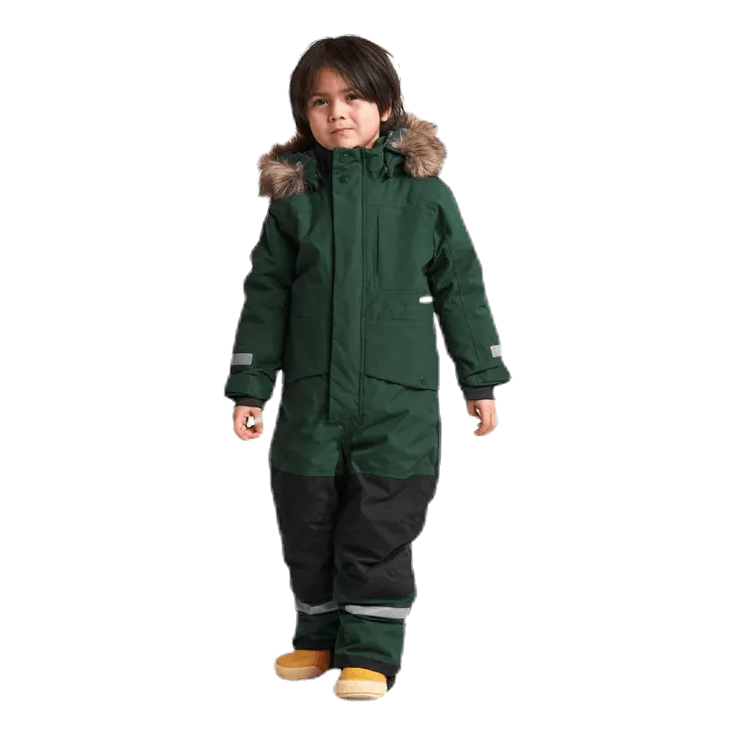 Didriksons Björnen Kid's Coverall Green