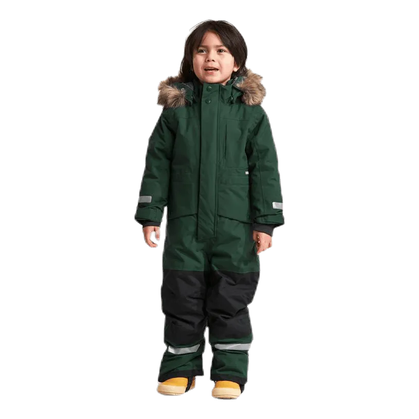Didriksons Björnen Kid's Coverall Green