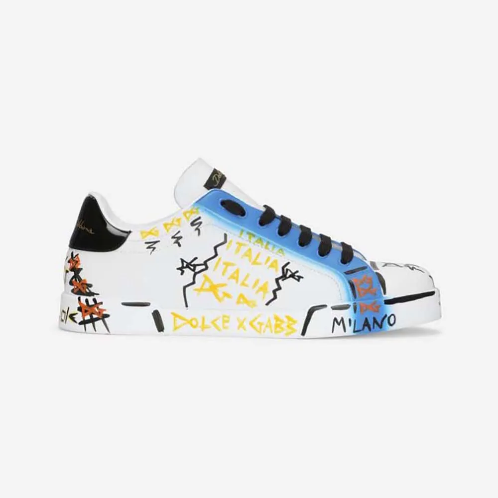 DOLCE GABBANA D&G ZAPATILLAS PORTOFINO DE EDICIóN LIMITADA UNISEXAZUL